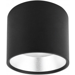 Подсветка ЭРА Накладной под лампу Gx53, алюминий, цвет черный+серебро OL8 GX53 BK/SL ЭРА