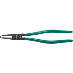 Щипцы изогнутые для стопорных колец удлиненные с ПВХ рукоятками, сжим, 85-165 мм, 3.5-4.0 мм, 310 мм