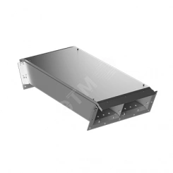 ККБ-2УНП-0.2/0.5 S=2.0мм Короб двухканальный кабельный (рамка 4мм горячеоцинкованная обшивка горячеоцинкованная)