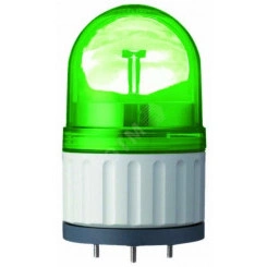 Лампа маячок вращающаяся зеленая 24В AC/DC 84 мм Лампа маячок вращающаяся зеленая 24В AC/DC 84 мм