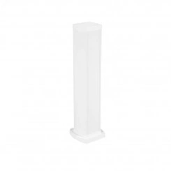 Универсальная мини-колонна алюминиевая с крышкой из алюминия 2 секции, высота 0,68 метра, цвет белый