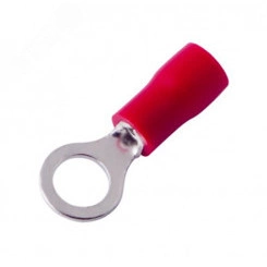 Наконечник кольцевой изолир  5.3 мм 0.5-1.5 кв мм (НКи 1.5-5 НКи 1,25-5) крас