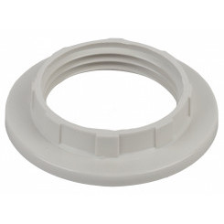 Кольцо для патрона E14, пластик, белое (100/1000/24000) ЭРА