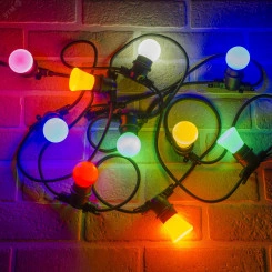 Гирлянда Белт-Лайт, 20м + 1,5м сетевой шнур UDL-K111 80/E27/20M IP65 BLACK BELT-LIGHT 80 патронов E27 шаг 25см Гирлянда Белт-Лайт, 20м + 1,5м сетевой шнур UDL-K111 80/E27/20M IP65 BLACK BELT-LIGHT 80 патронов E27 шаг 25см