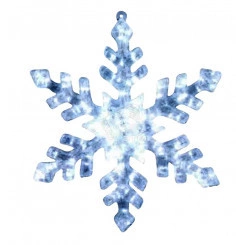 Фигура домашняя светодиодная акриловая Снежинка 63X2х44 LED IP44 понижающий трансформатор в комплекте Фигура домашняя светодиодная акриловая Снежинка 63X2х44 LED IP44 понижающий трансформатор в комплекте