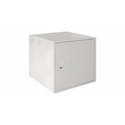 Шкаф настенный антивандальный сейфового типа, 12U, Ш600хВ600хГ600мм, серый