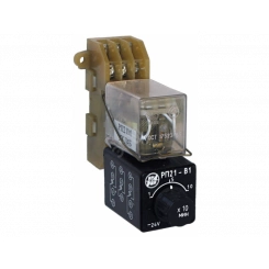 РП21М-002В2 УХЛ4 1-10сек 220В 50Гц с розеткой типа 2 реле