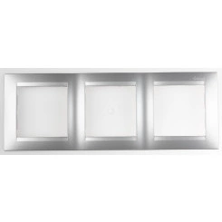 Рамка на 3 поста алюминий Рамка на 3 поста алюминий