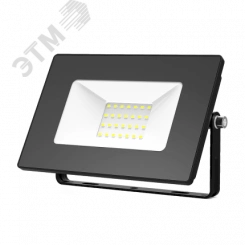 Прожектор светодиодный ДО-30 Вт 2695 Лм 4000К IP65 200-240 В черный LED Elementary Gauss Прожектор светодиодный ДО-30 Вт 2695 Лм 4000К IP65 200-240 В черный LED Elementary Gauss