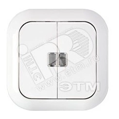 Беларусь Выключатель 2-кл с индик С510-233 Беларусь Выключатель 2-кл с индик С510-233