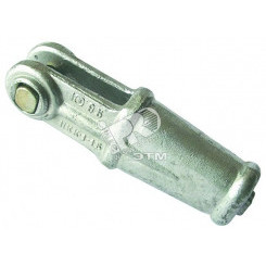 Зажим натяжной клиновой для крепления стальных канатов НКК-1-1Б (клин N2)