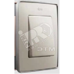 Рамка 1 пост слоновая кость/основание шампань Рамка 1 пост слоновая кость/основание шампань