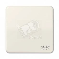 Клавиша ударопрочная с символом освещение слоновая кость Клавиша ударопрочная с символом освещение слоновая кость