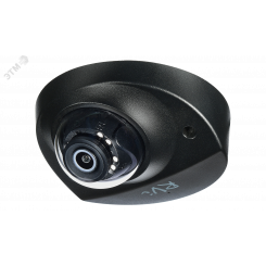 Видеокамера IP 4МП купольная c ИК-подсветкой до 30м IP67 IK10 чёрная (2.8мм)