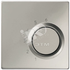 Крышка для регулятора температуры воздуха помещений  благородная сталь