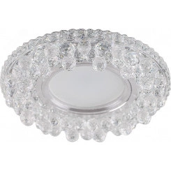 Светильник ИВО-50w G5.3 со светодиодной подсветкой 4000К прозрачный Светильник ИВО-50w G5.3 со светодиодной подсветкой 4000К прозрачный