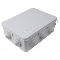 Коробка распределительная 244х171х74мм (внут.     размер 190x140x70мм)  IP55 в индивидуальной       упаковке