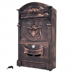 Ящик почтовый индивидуальный №4010В старая медь Ящик почтовый индивидуальный №4010В старая медь