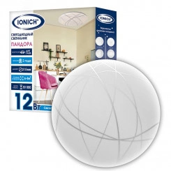 Светильник светодиодный декоративный ДБО 12Вт 850Лм 230В 6500К IP20 IONICH