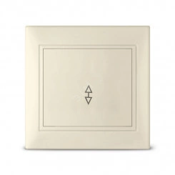 Выключатель Севиль 1 клавиша проходной слоновая кость (ivory)