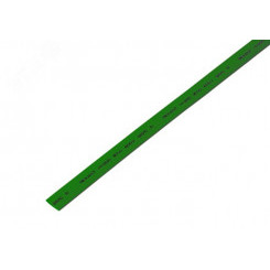 Термоусаживаемая трубка 7,0 3,5 мм, зеленая, упаковка 50 шт. по 1 м