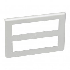 Рамка пластиковая Mosaic 2х8 модулей алюминий Рамка пластиковая Mosaic 2х8 модулей алюминий