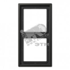 Рамка 2-я для горизонтальной/вертикальной установки Серия- LS990 Материал- металл Цвет- антрацит Рамка 2-я для горизонтальной/вертикальной установки Серия- LS990 Материал- металл Цвет- антрацит