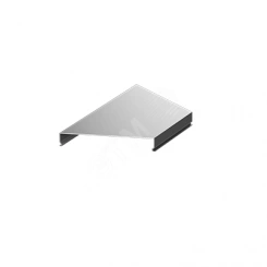 Крышка на угол горизонтальный 45 град. осн. 500 S=0.7мм оцинк.