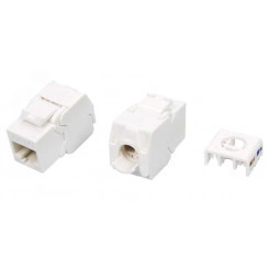 Вставка KJ8-8P8C-C6-180-TLS-WH Keystone Jack RJ-45(8P8C)кат.6тип 180 градусов Вставка KJ8-8P8C-C6-180-TLS-WH Keystone Jack RJ-45(8P8C)кат.6тип 180 градусов