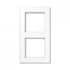 Рамка 2-я для горизонтальной/вертикальной установки Серия- ACreation Материал- термопласт. Цвет- белый Рамка 2-я для горизонтальной/вертикальной установки Серия- ACreation Материал- термопласт. Цвет- белый