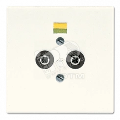 Розетка штепсельная для выравнивания потенциалов слоновая кость Розетка штепсельная для выравнивания потенциалов слоновая кость