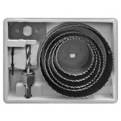 Пилы круговые Профи 68 -127 мм набор 5 шт. (68, 72, 82, 102, 127 мм) в кейсе