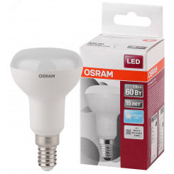 Лампа светодиодная LED 7Вт Е14 STAR R50(замена 60Вт), нейтральный белый свет Osram