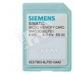 Карта памяти для S7-300/C7/ET 200 SIMATIC S7