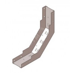 Лоток замковый перфорированный КПЗ 100х100-90 УХЛ1 для поворота трассы вверх на 90, горячее цинкование(толщина покрытия40...120мкм), S1,5