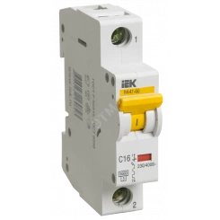 Выключатель автоматический однополюсный 40А D ВА47-60 6кА Выключатель автоматический однополюсный 40А D ВА47-60 6кА