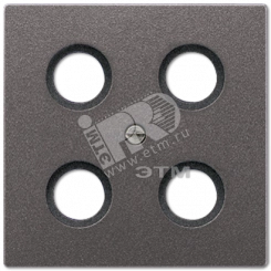 Крышка для SAT-TV-розетки  антрацит