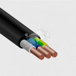 Кабель силовой ВВГнг(А)-LS 3х4ок(N.PE)-0.66 однопроволочный