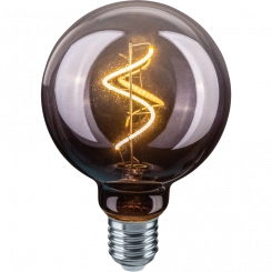 Лампа светодиодная LED 4вт E27 теплый G95 ретро FILAMENT