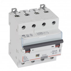 Выключатель автоматический дифференциального тока DX3 B25А 4П 30mА-А