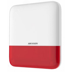 Оповещатель уличный беспроводной (красный индикатор) AX PRO DS-PS1-E-WE Red
