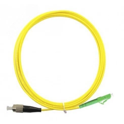 Шнур оптический simplex 20м LC/APC-FC/UPC 9/125 sm  LSZH FOP(s)-9-LC/APC-FC/UPC-20m