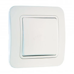 Выключатель одноклавишный, белый Выключатель одноклавишный, белый