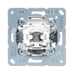 Переключатель контрольный 1-клавишный с подсветкой (лампа в комплекте). Механизм. 10A 250V Переключатель контрольный 1-клавишный с подсветкой (лампа в комплекте). Механизм. 10A 250V