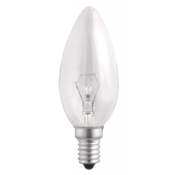 Лампа накаливания B35 240V 40W E14 clear