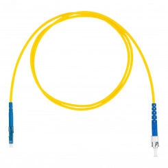 Шнур оптический коммутационный (патч-корд), LC-ST симплекс simplex OS2, нг(А)-HF, желтый, 1,0 м