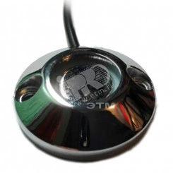 Cчитыватель антивандальный, накладной Touch Memory(хром). Имеет подсветку по контуру центрального   контакта (красный цвет). Подсветка работает от 3В,5В, 12В (встроенный резистор).