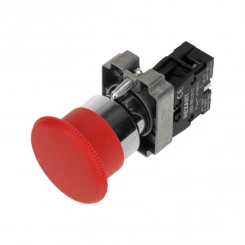 Кнопка XB2-BS грибок красная NC REXANT Кнопка XB2-BS грибок красная NC REXANT