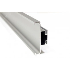 Профиль нижний для крепления и выравнивания фиксированной створки Профиль нижний для крепления и выравнивания фиксированной створки