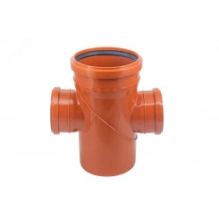 Крестовина для наружной канализации 87 град. 160 х 110 х 110 Крестовина для наружной канализации 87 град. 160 х 110 х 110